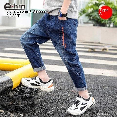 Boy's denim Trousers Trousers Children's Clothing