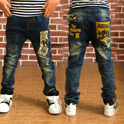 Boy's denim Trousers Trousers Children's Clothing